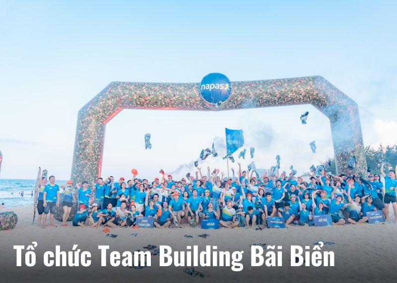 Tổ chức team building bãi biển